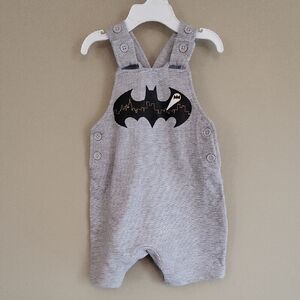 Batman light grey short romper